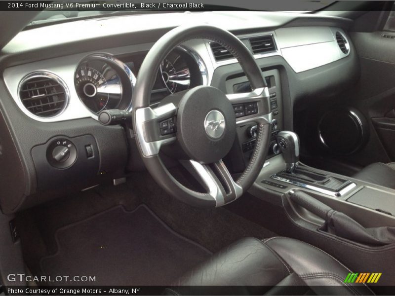 Black / Charcoal Black 2014 Ford Mustang V6 Premium Convertible
