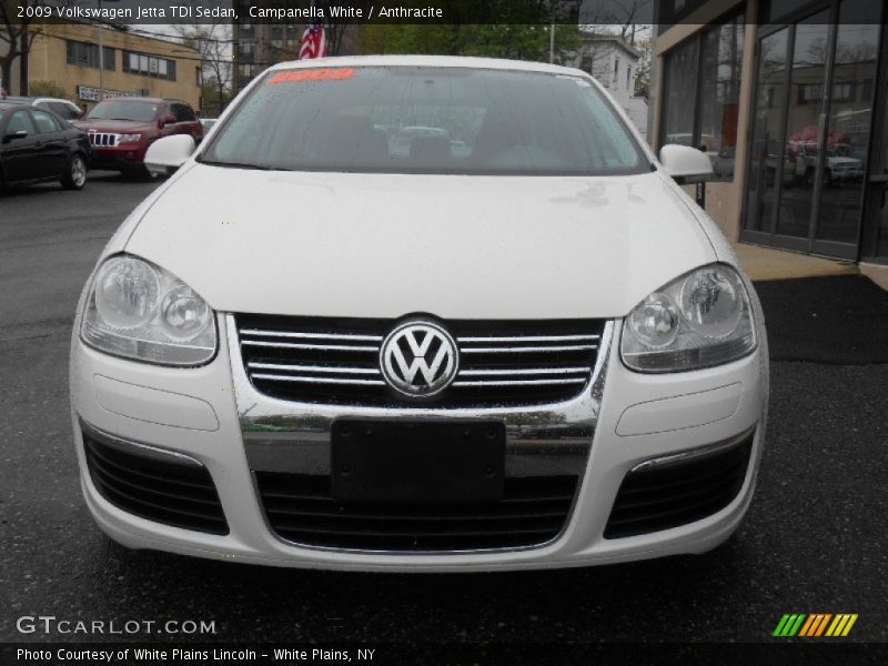 Campanella White / Anthracite 2009 Volkswagen Jetta TDI Sedan