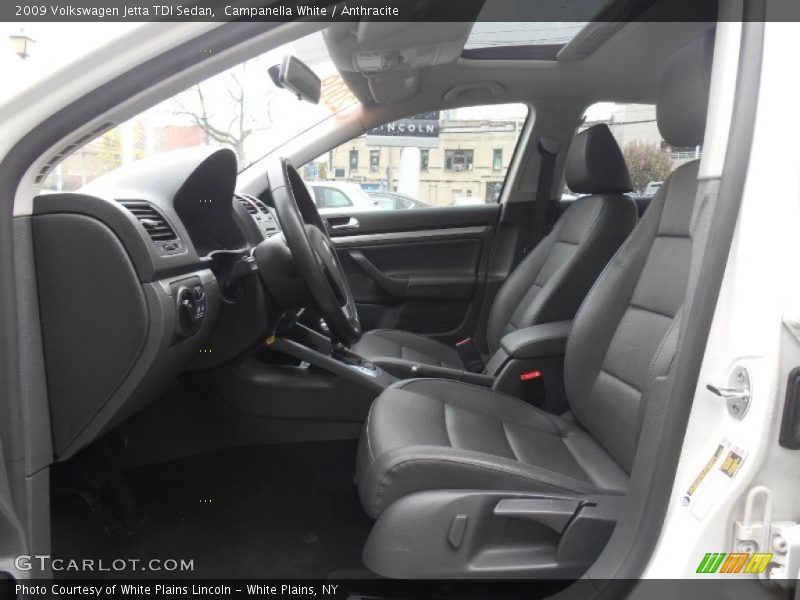 2009 Jetta TDI Sedan Anthracite Interior