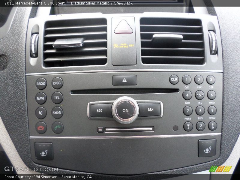 Palladium Silver Metallic / Grey/Black 2011 Mercedes-Benz C 300 Sport