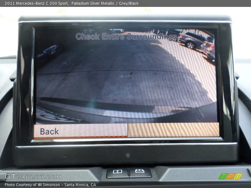 Palladium Silver Metallic / Grey/Black 2011 Mercedes-Benz C 300 Sport