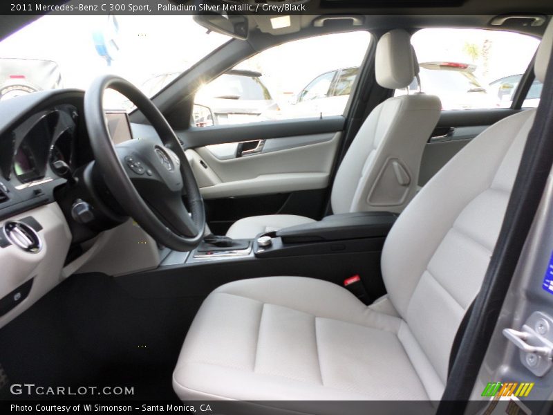 Palladium Silver Metallic / Grey/Black 2011 Mercedes-Benz C 300 Sport