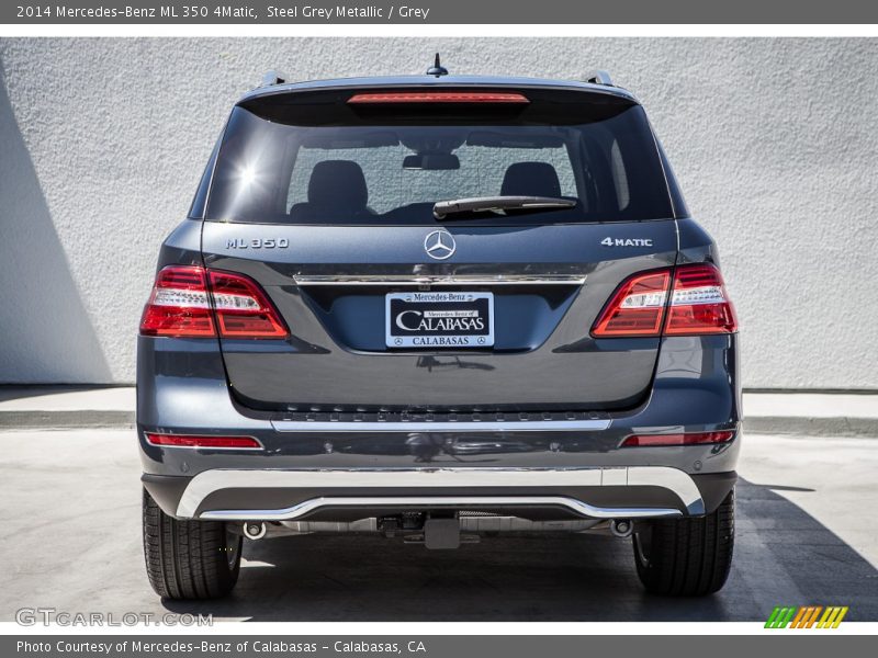 Steel Grey Metallic / Grey 2014 Mercedes-Benz ML 350 4Matic