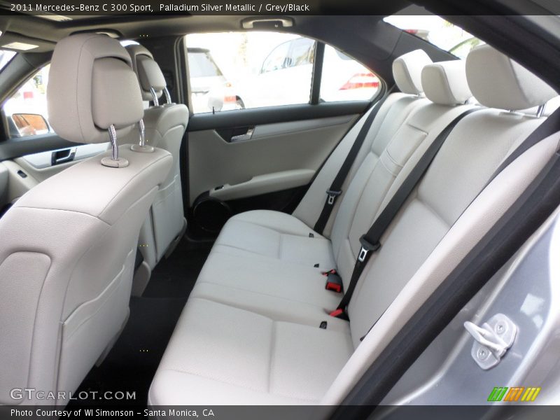 Palladium Silver Metallic / Grey/Black 2011 Mercedes-Benz C 300 Sport
