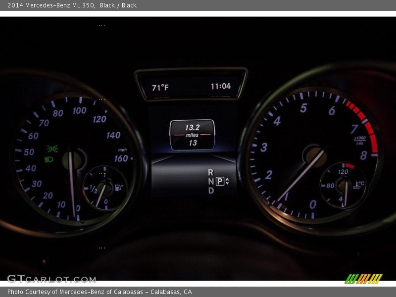 Black / Black 2014 Mercedes-Benz ML 350