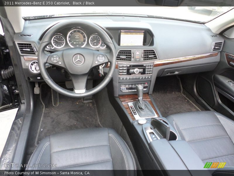 Black / Black 2011 Mercedes-Benz E 350 Cabriolet