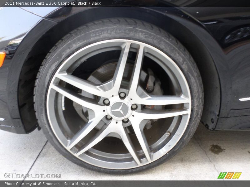 Black / Black 2011 Mercedes-Benz E 350 Cabriolet