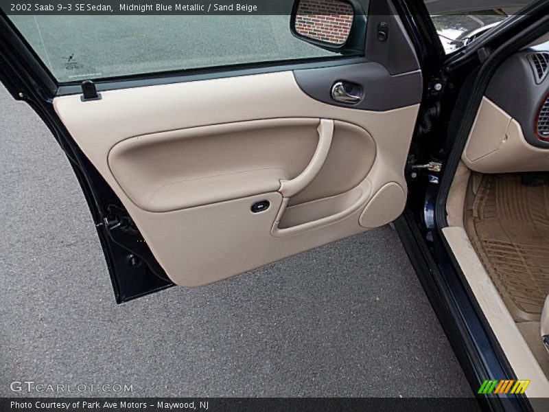 Midnight Blue Metallic / Sand Beige 2002 Saab 9-3 SE Sedan