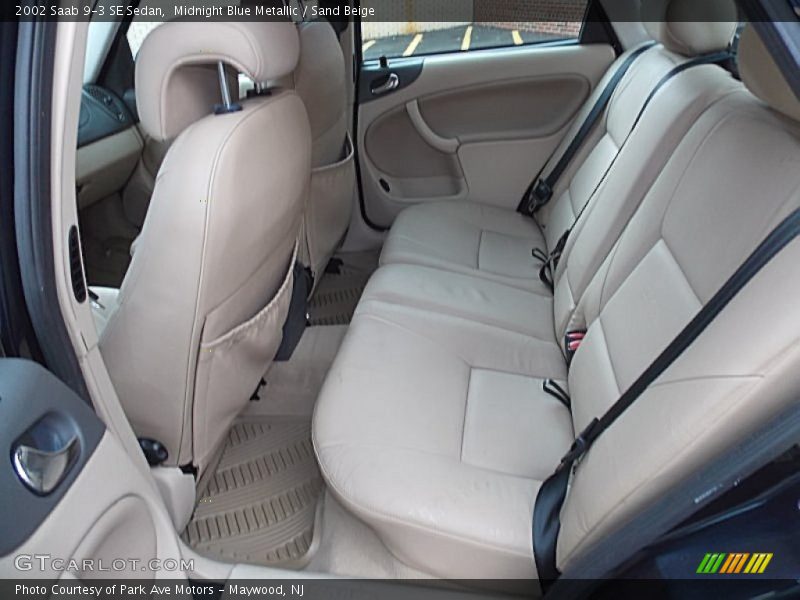 Midnight Blue Metallic / Sand Beige 2002 Saab 9-3 SE Sedan