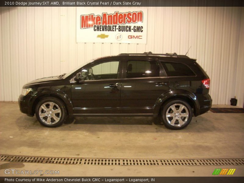 Brilliant Black Crystal Pearl / Dark Slate Gray 2010 Dodge Journey SXT AWD