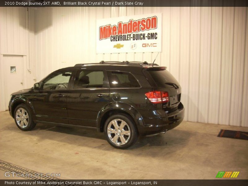 Brilliant Black Crystal Pearl / Dark Slate Gray 2010 Dodge Journey SXT AWD