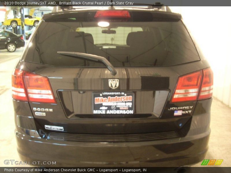 Brilliant Black Crystal Pearl / Dark Slate Gray 2010 Dodge Journey SXT AWD