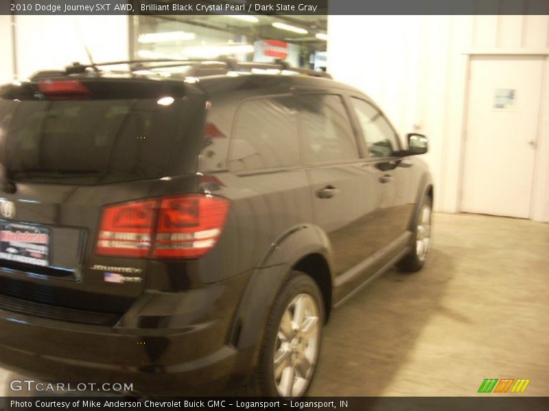 Brilliant Black Crystal Pearl / Dark Slate Gray 2010 Dodge Journey SXT AWD