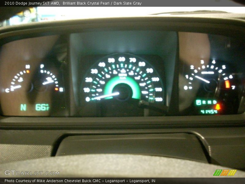 Brilliant Black Crystal Pearl / Dark Slate Gray 2010 Dodge Journey SXT AWD