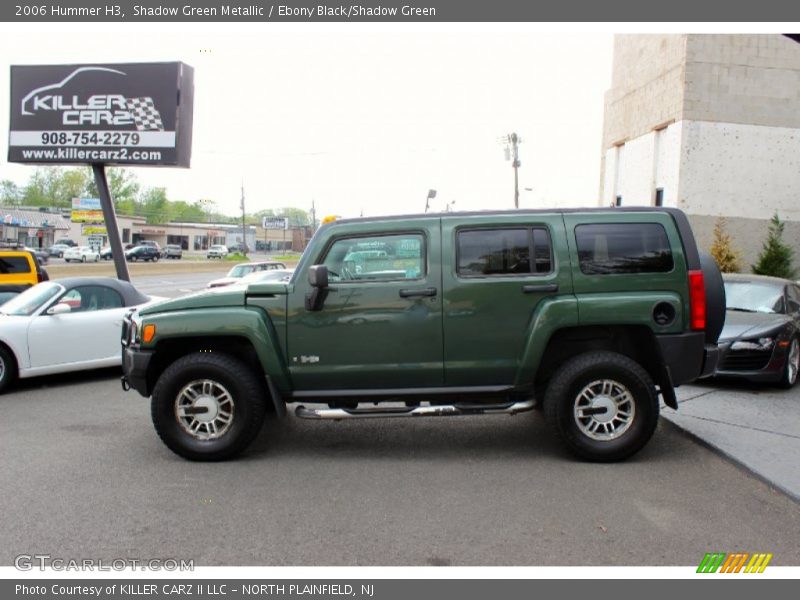 Shadow Green Metallic / Ebony Black/Shadow Green 2006 Hummer H3