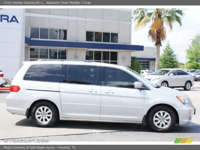 Alabaster Silver Metallic / Gray 2010 Honda Odyssey EX-L