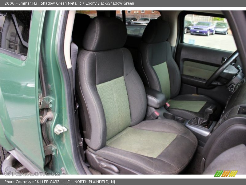 Shadow Green Metallic / Ebony Black/Shadow Green 2006 Hummer H3