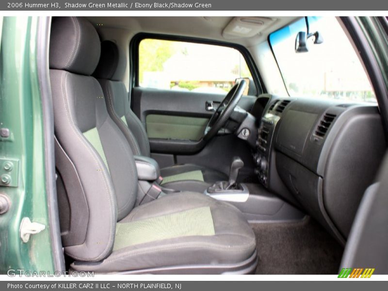 Shadow Green Metallic / Ebony Black/Shadow Green 2006 Hummer H3