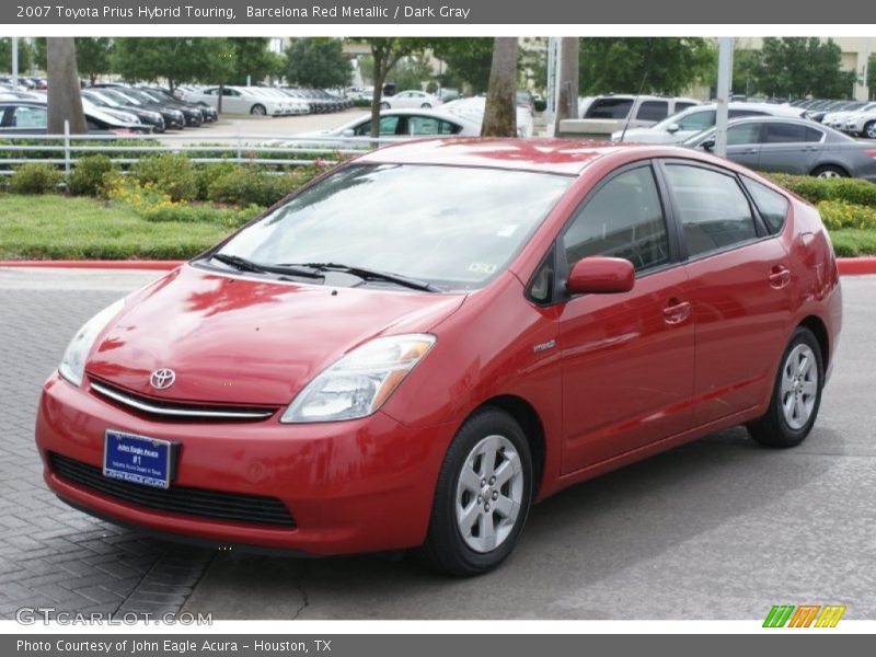 Barcelona Red Metallic / Dark Gray 2007 Toyota Prius Hybrid Touring