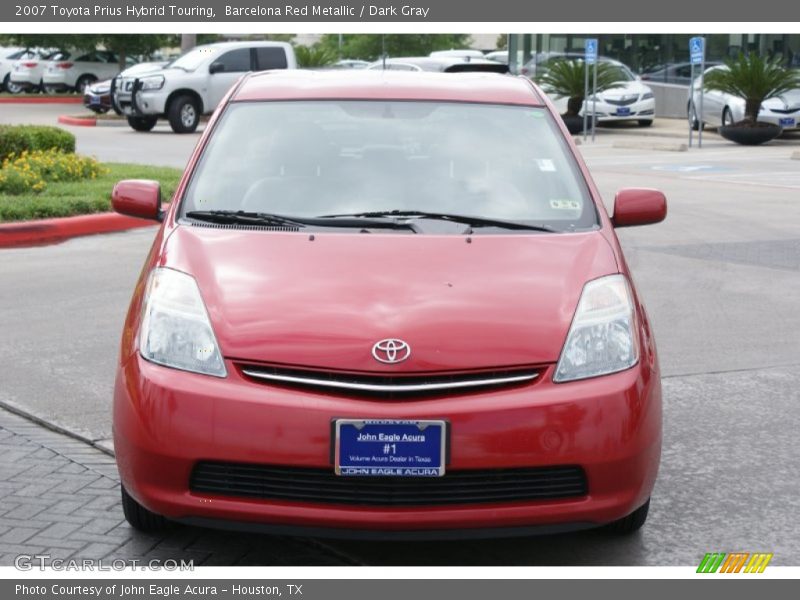 Barcelona Red Metallic / Dark Gray 2007 Toyota Prius Hybrid Touring