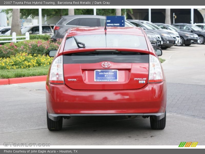 Barcelona Red Metallic / Dark Gray 2007 Toyota Prius Hybrid Touring