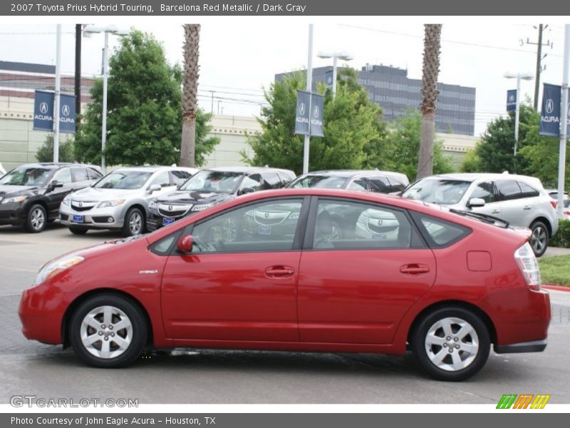 Barcelona Red Metallic / Dark Gray 2007 Toyota Prius Hybrid Touring