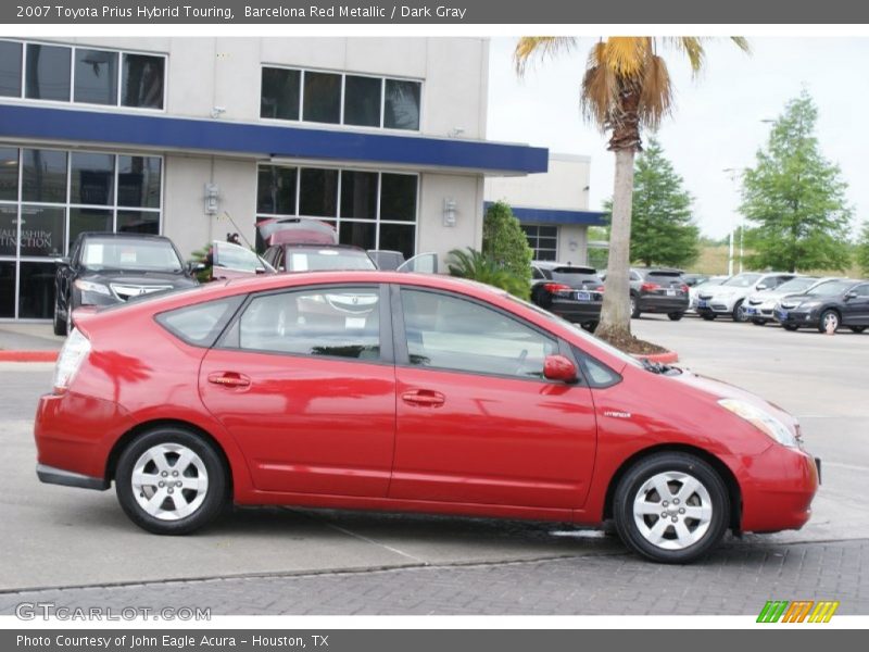 Barcelona Red Metallic / Dark Gray 2007 Toyota Prius Hybrid Touring