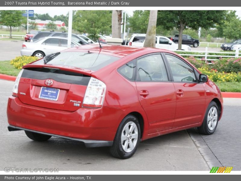 Barcelona Red Metallic / Dark Gray 2007 Toyota Prius Hybrid Touring