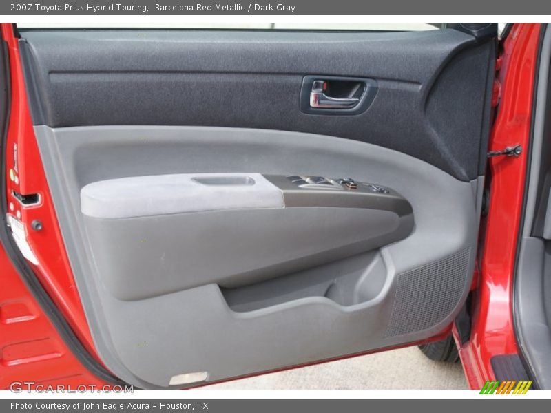 Barcelona Red Metallic / Dark Gray 2007 Toyota Prius Hybrid Touring
