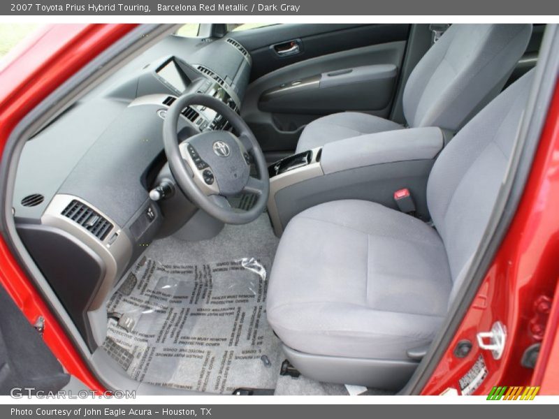 Barcelona Red Metallic / Dark Gray 2007 Toyota Prius Hybrid Touring