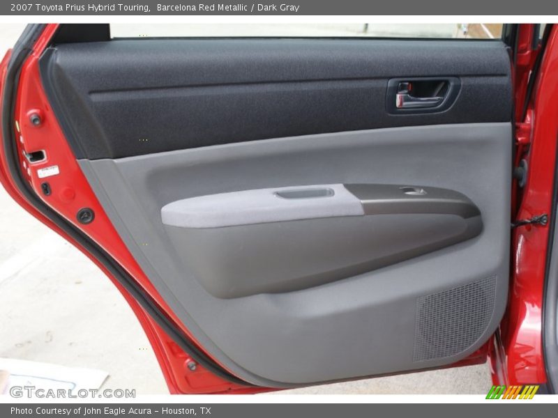 Barcelona Red Metallic / Dark Gray 2007 Toyota Prius Hybrid Touring