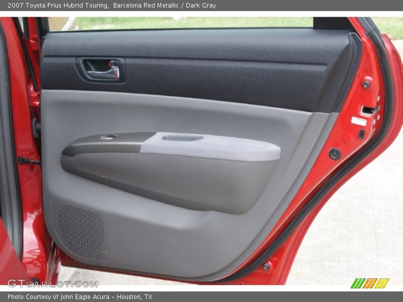 Barcelona Red Metallic / Dark Gray 2007 Toyota Prius Hybrid Touring