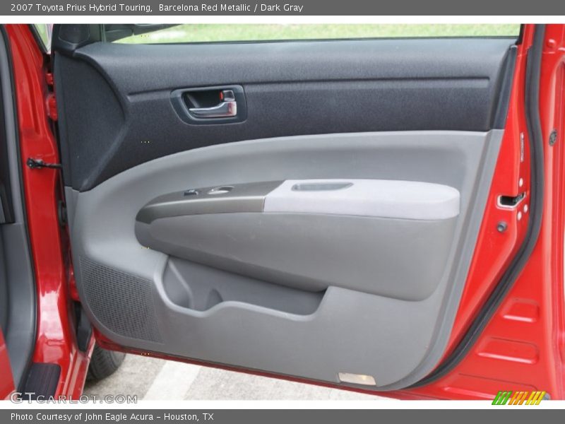 Barcelona Red Metallic / Dark Gray 2007 Toyota Prius Hybrid Touring