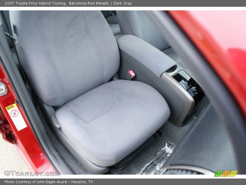 Barcelona Red Metallic / Dark Gray 2007 Toyota Prius Hybrid Touring