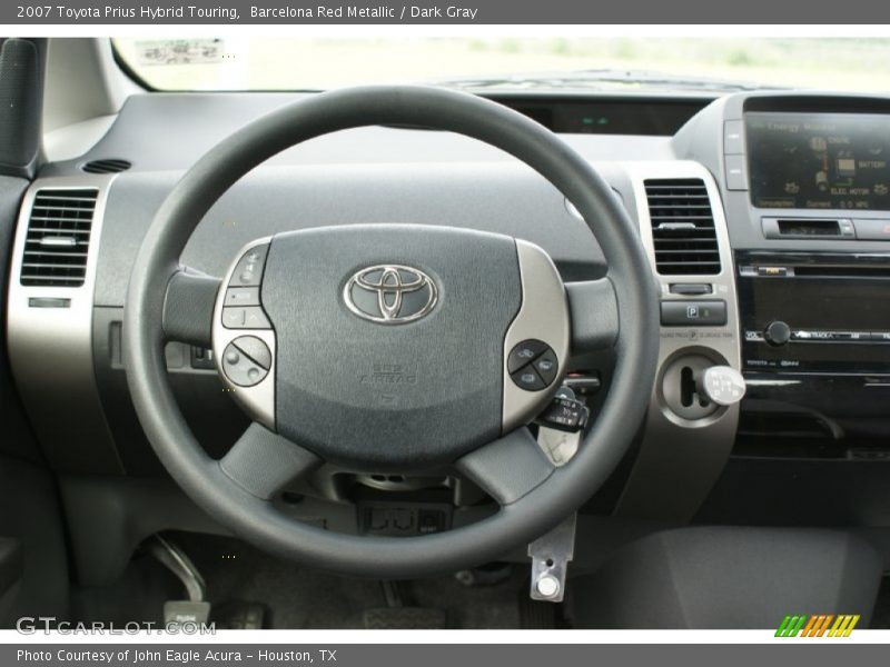 Barcelona Red Metallic / Dark Gray 2007 Toyota Prius Hybrid Touring