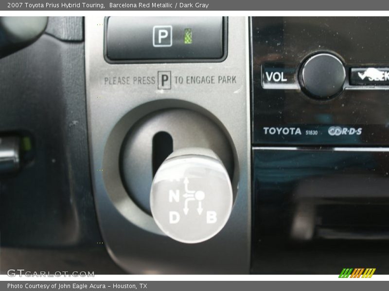 Barcelona Red Metallic / Dark Gray 2007 Toyota Prius Hybrid Touring