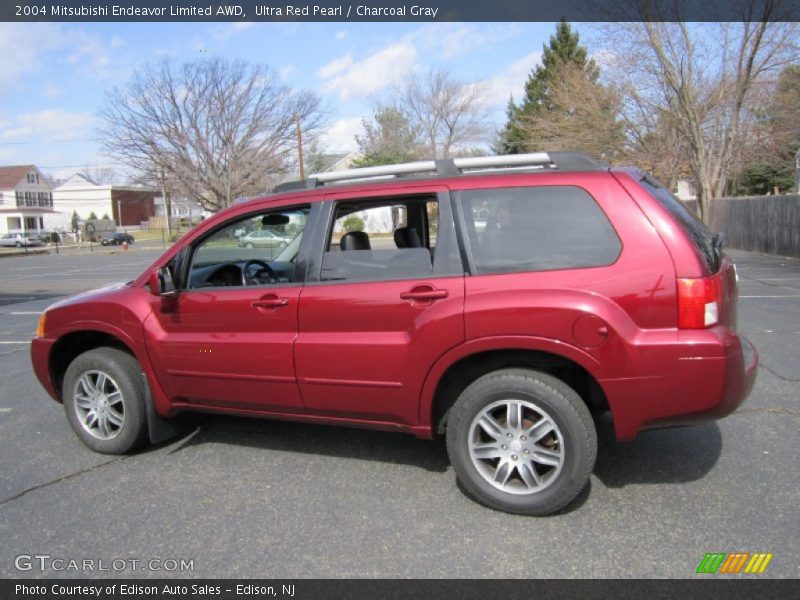 Ultra Red Pearl / Charcoal Gray 2004 Mitsubishi Endeavor Limited AWD