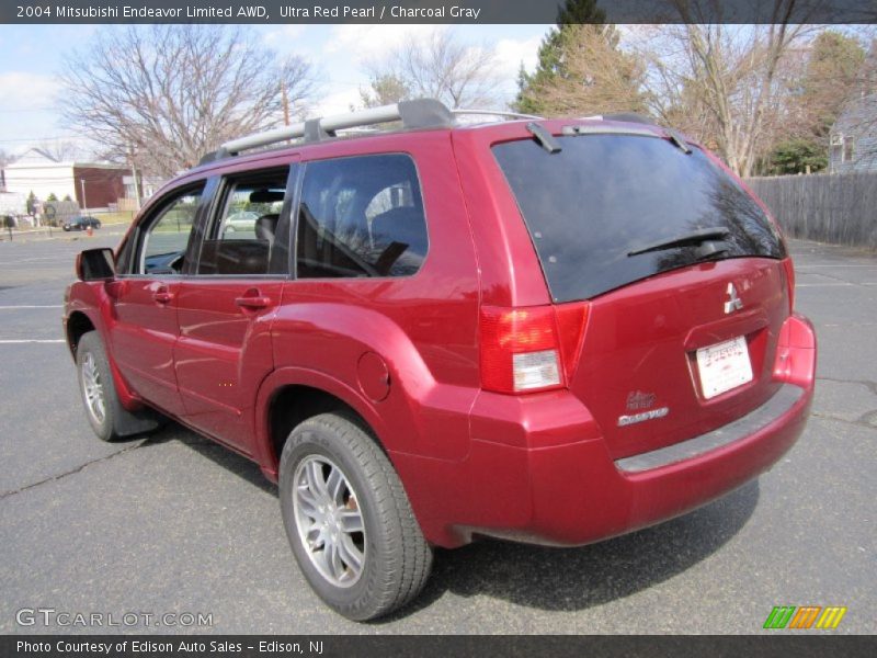 Ultra Red Pearl / Charcoal Gray 2004 Mitsubishi Endeavor Limited AWD