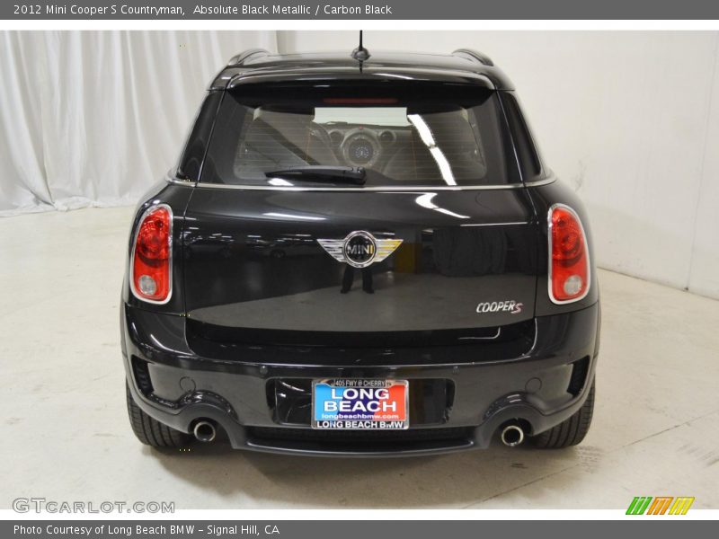 Absolute Black Metallic / Carbon Black 2012 Mini Cooper S Countryman