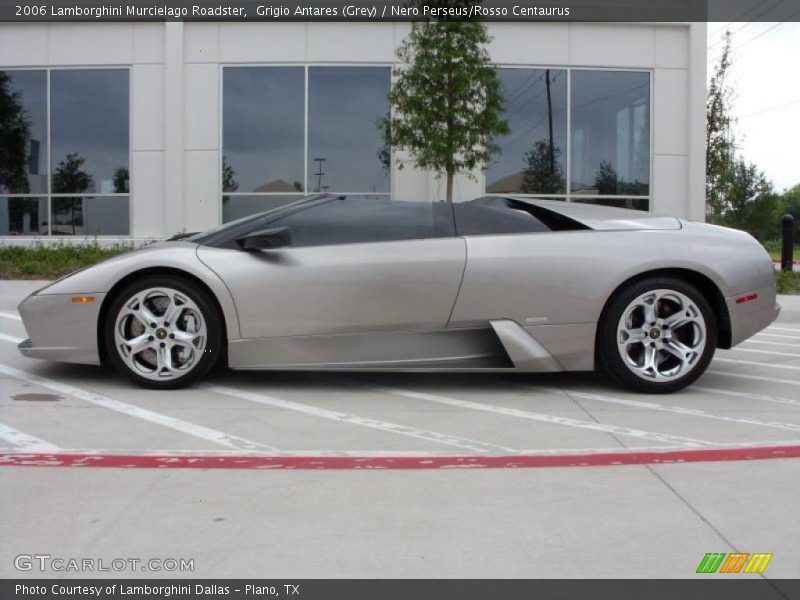 Grigio Antares (Grey) / Nero Perseus/Rosso Centaurus 2006 Lamborghini Murcielago Roadster