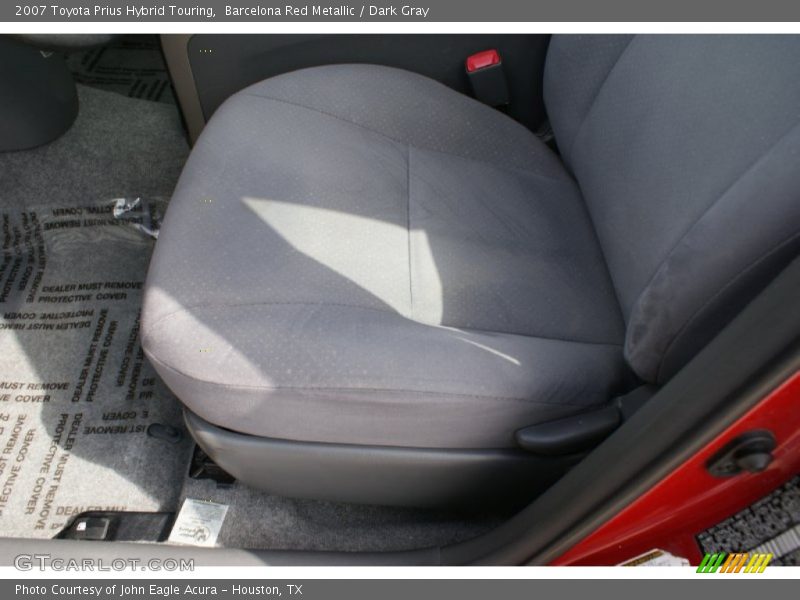 Barcelona Red Metallic / Dark Gray 2007 Toyota Prius Hybrid Touring