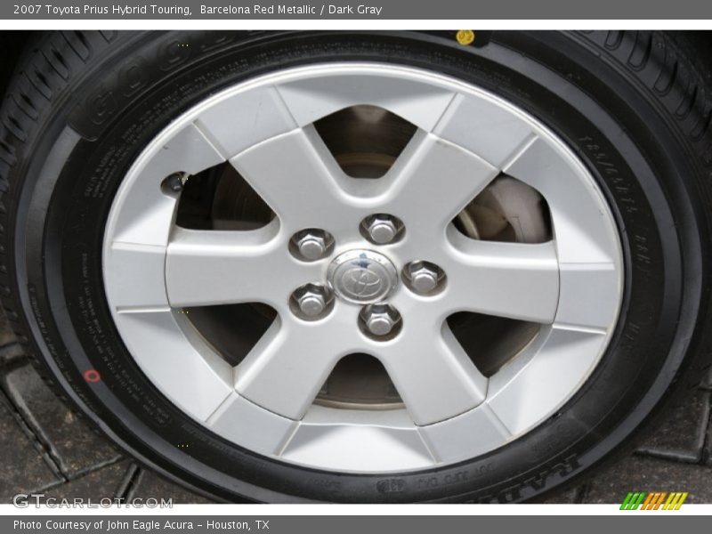 Barcelona Red Metallic / Dark Gray 2007 Toyota Prius Hybrid Touring