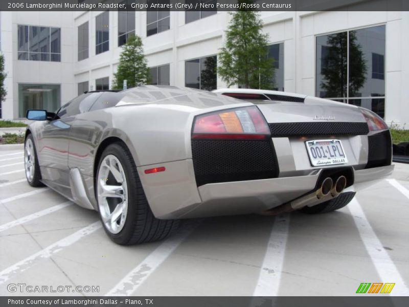 Grigio Antares (Grey) / Nero Perseus/Rosso Centaurus 2006 Lamborghini Murcielago Roadster