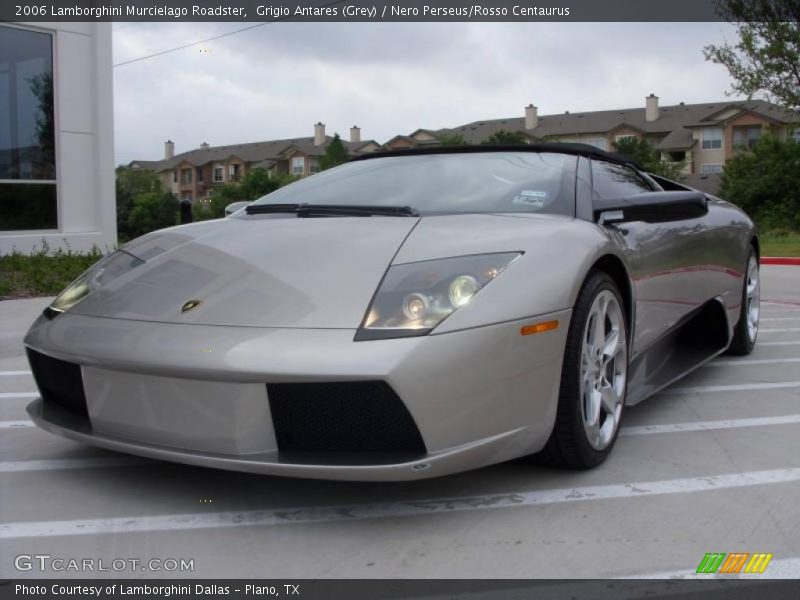 Grigio Antares (Grey) / Nero Perseus/Rosso Centaurus 2006 Lamborghini Murcielago Roadster