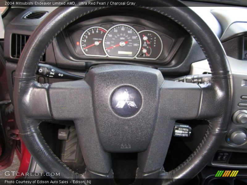 Ultra Red Pearl / Charcoal Gray 2004 Mitsubishi Endeavor Limited AWD