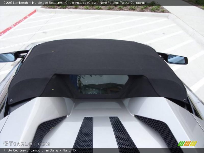 Grigio Antares (Grey) / Nero Perseus/Rosso Centaurus 2006 Lamborghini Murcielago Roadster