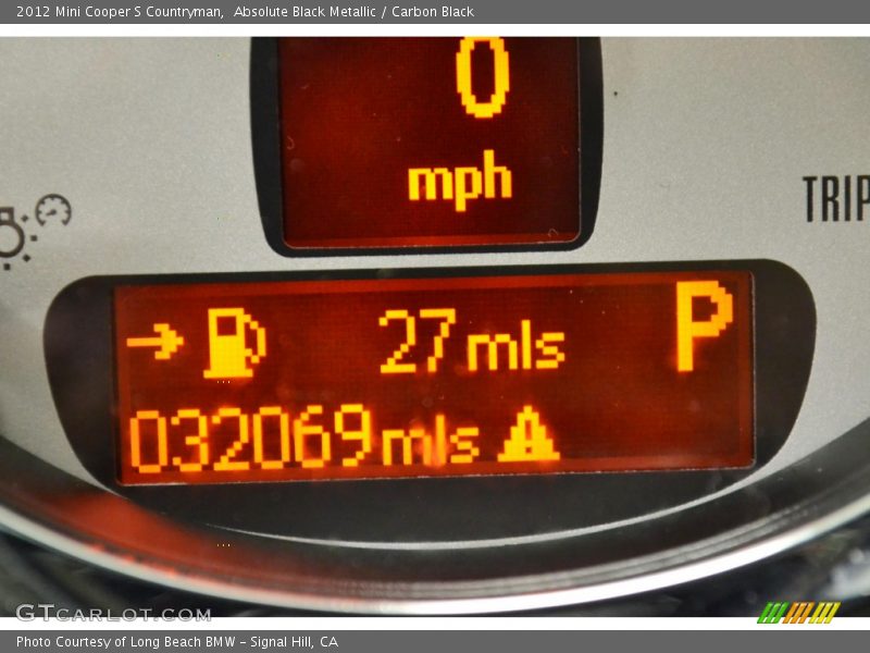 Absolute Black Metallic / Carbon Black 2012 Mini Cooper S Countryman