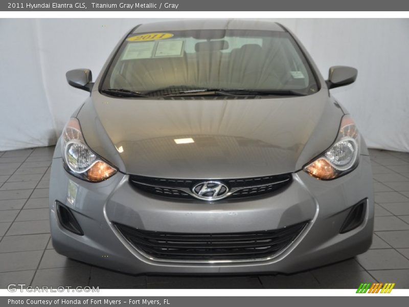 Titanium Gray Metallic / Gray 2011 Hyundai Elantra GLS