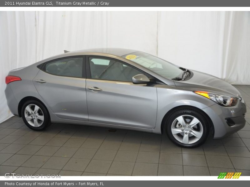 Titanium Gray Metallic / Gray 2011 Hyundai Elantra GLS