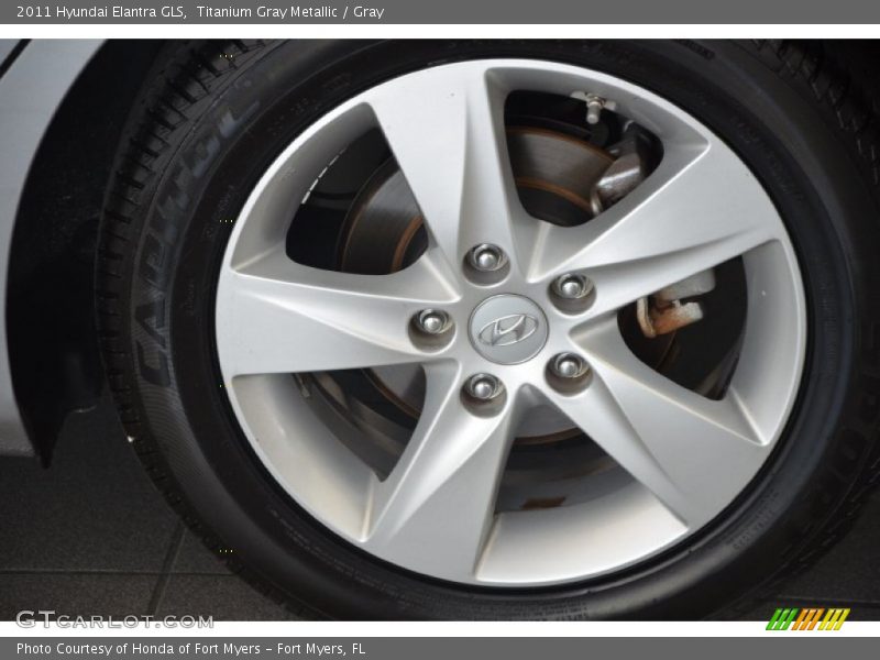 Titanium Gray Metallic / Gray 2011 Hyundai Elantra GLS
